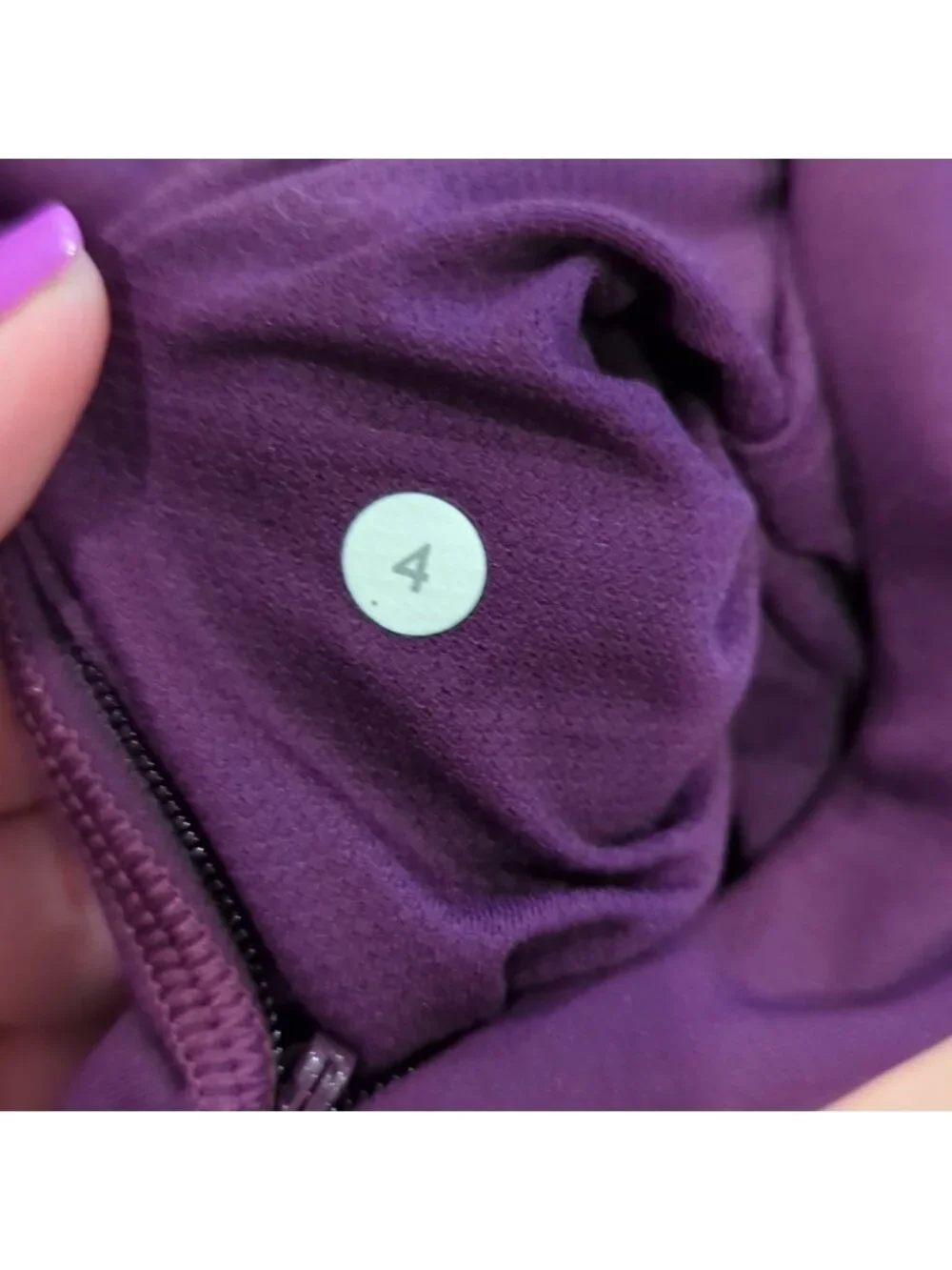 Lululemon First Mile 1/2 Zip Darkest Magenta